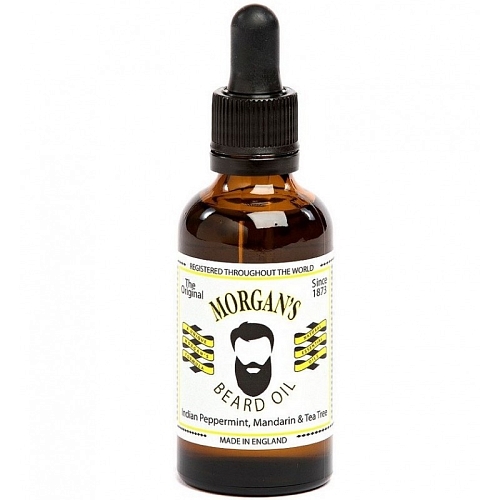Масло для бороды - Morgan's Beard Indian Peppermint, Mandarin& Tea Tree Oil 